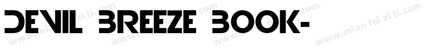Devil Breeze Book字体转换